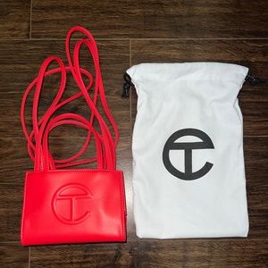 RED MINI TELFAR BAG